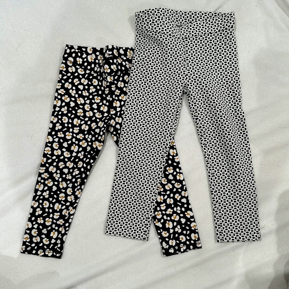 Pair of Janie and Jack leggings size 3